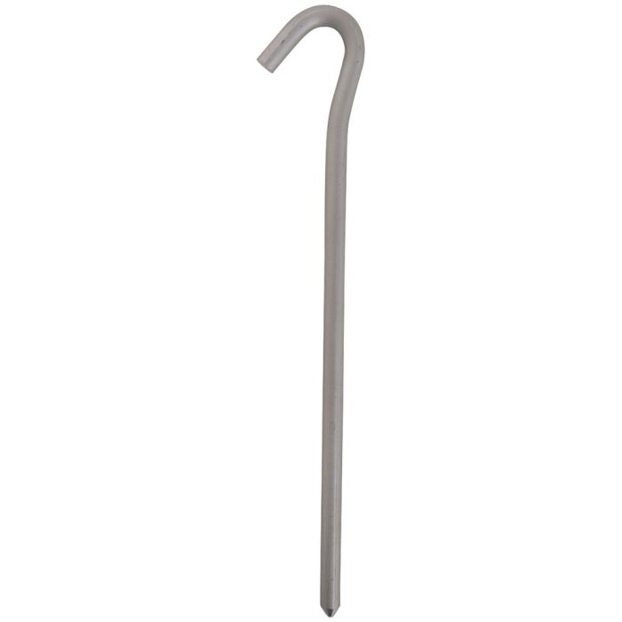 ALUMINUM HOOKED TENT PEG 7"