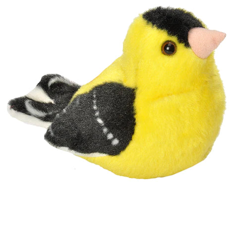 AUDUBON II AMERICAN GOLDFINCH STUFFED ANIMAL - 5"