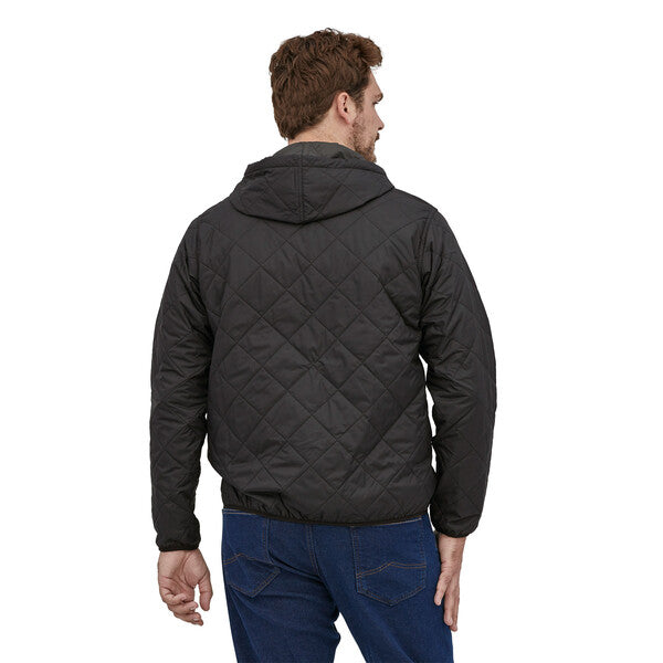 MEN'S DIAMOND QUILTED BOMBER HOODY