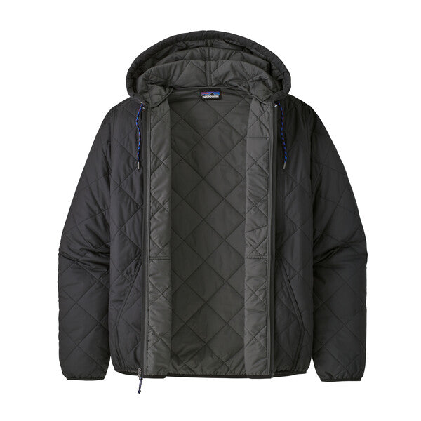 MEN'S DIAMOND QUILTED BOMBER HOODY