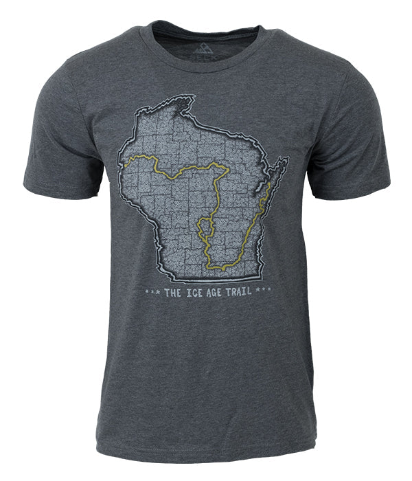 ICE AGE TRAIL MAP T-SHIRT