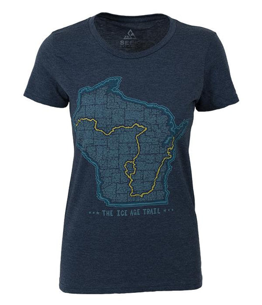 ICE AGE TRAIL MAP T-SHIRT