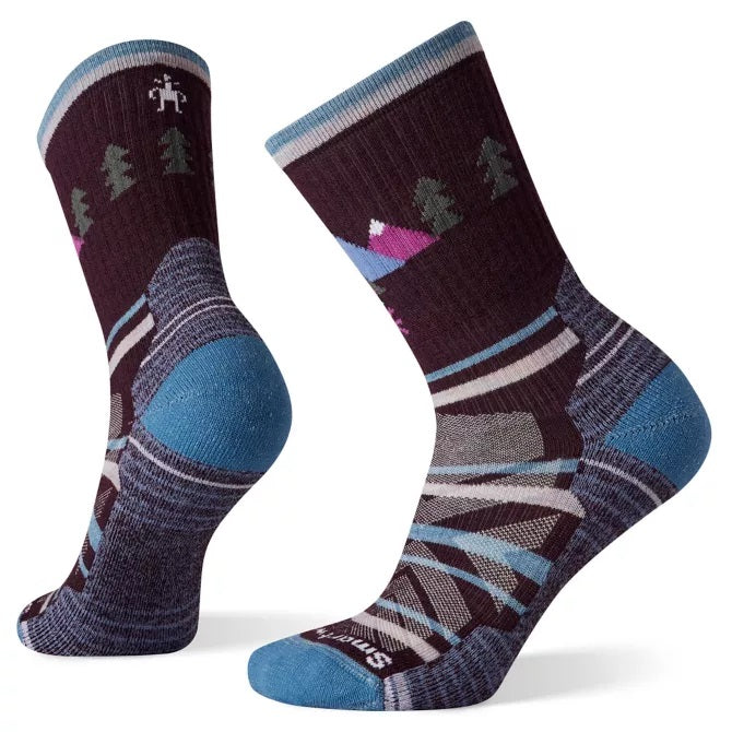 HIKE LIGHT CUSHION UNDER THE STARS CREW SOCKS WOMEN'S