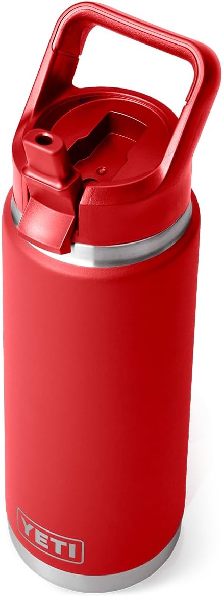 RAMBLER 26 OZ WATER BOTTLE WITH STRAW CAP