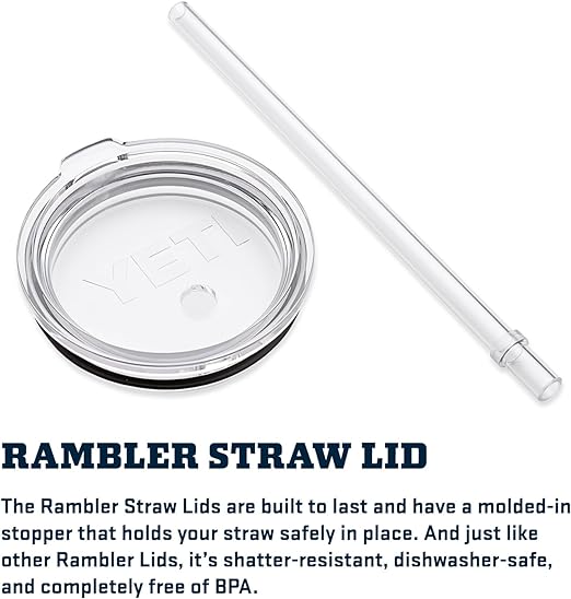 RAMBLER 35 OZ STRAW MUG WITH STRAW LID