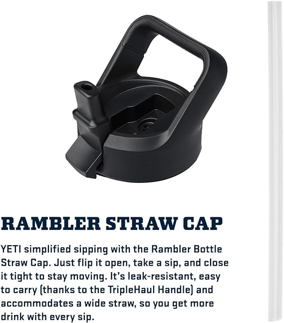 RAMBLER WATER BOTTLE STRAW CAP