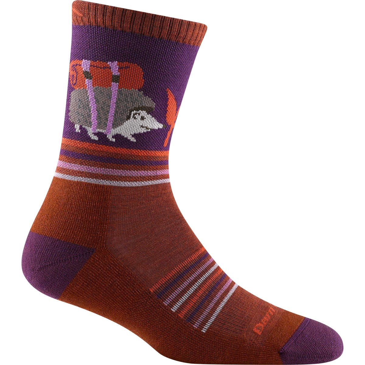 CRITTER CLUB MICRO CREW LIGHTWEIGHT HIKING SOCK WITH CUSHION WOMEN'S