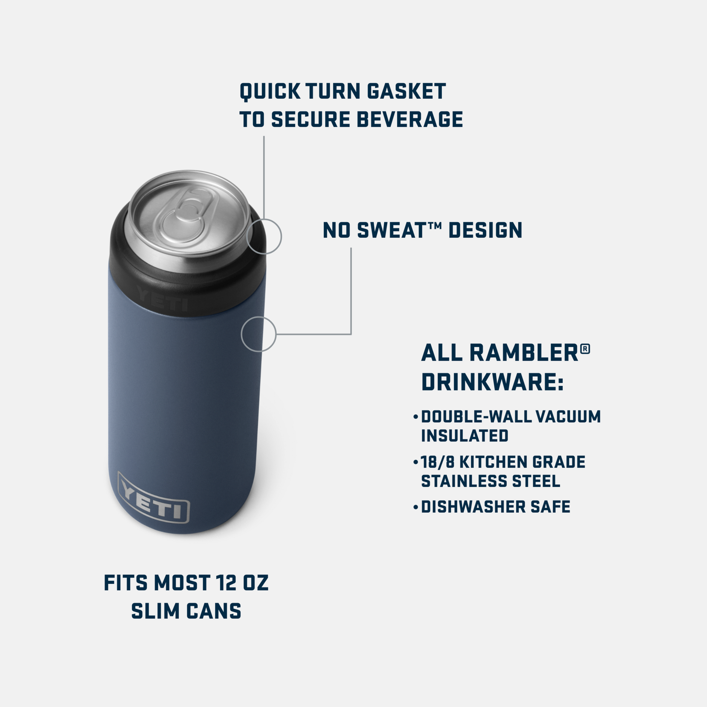 12 OZ COLSTER SLIM CAN COOLER