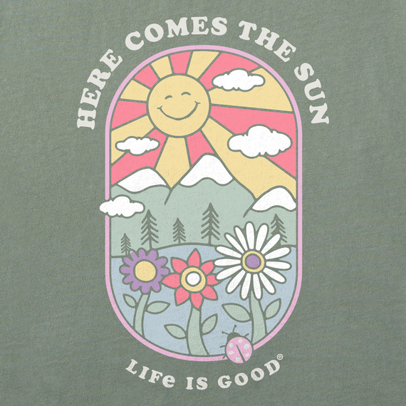 WOMEN'S HERE COMES THE SUN RETRO CRUSHER TEE