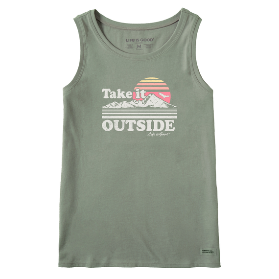 WOMEN'S TAKE IT OUTSIDE RETRO CRUSHER TANK