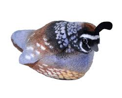 AUDUBON II CALIFORNIA QUAIL STUFFED ANIMAL W/SOUND - 5"