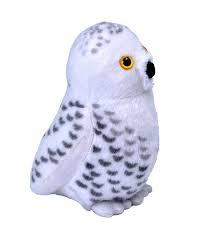 AUDUBON II SNOW OWL W/SOUND STUFFED ANIMAL - 5"